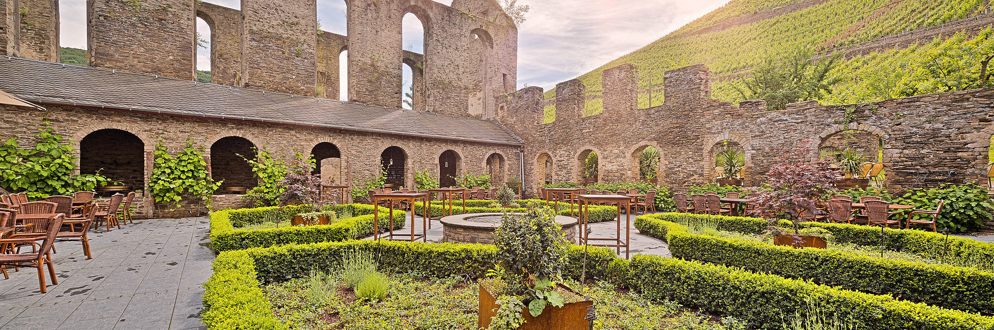 Innenhof des Kloster Marienthal Blick ins Kloster Marienthal