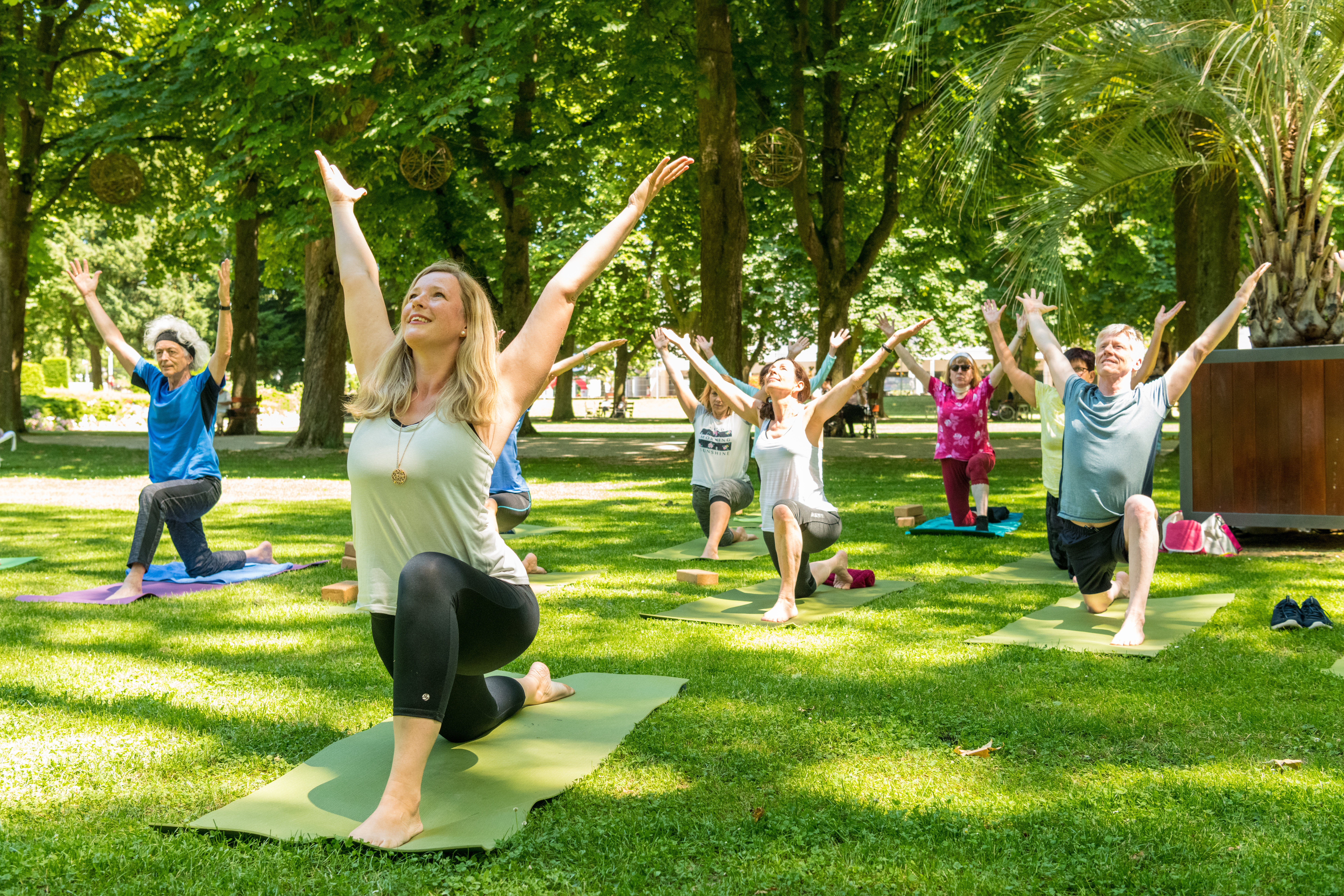 Yoga im Park