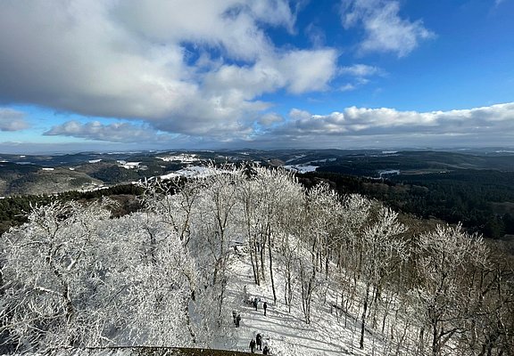 Aussicht vom Kaiser-Wilhelm-Turm, Hohe Acht