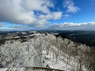 Aussicht vom Kaiser-Wilhelm-Turm, Hohe Acht