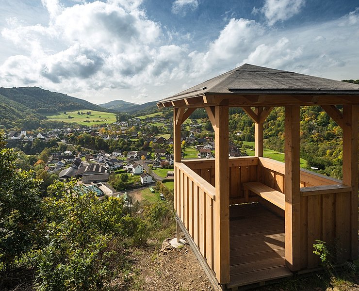 Blick von der Spicher Ley auf Schuld und Aremberg
