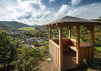 Blick von der Spicher Ley auf Schuld und Aremberg