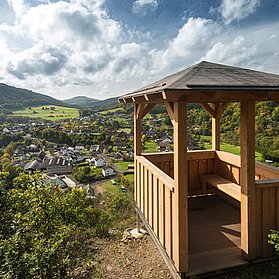Blick von der Spicher Ley auf Schuld und Aremberg