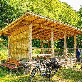 Informationstätte Goldloch am Ahr-Radweg bei Insul