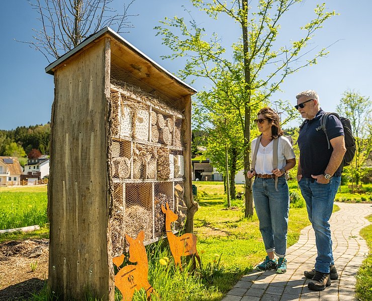 Insektenhotel im Inklusionsgarten