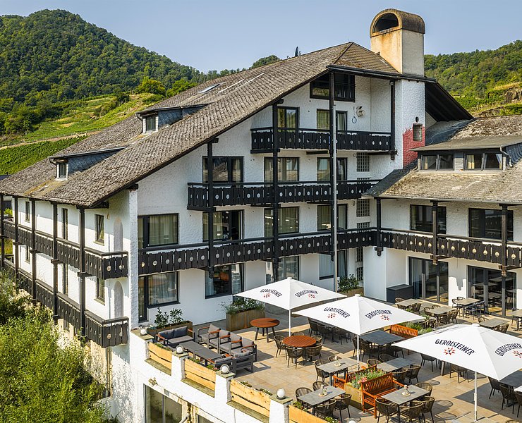 Außenasicht mit Terrasse