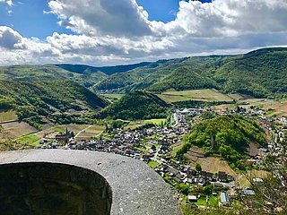 Blick auf Mayschoß von der "Akropolis"