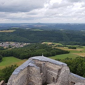 Fernblick von der Burgruine Nürburg