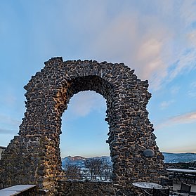 Rolandsbogen im Winter