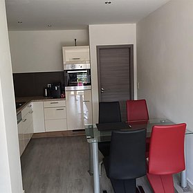 Küche mit Essbereich Dachgeschoß