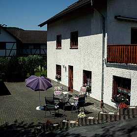 Blick auf das Haus