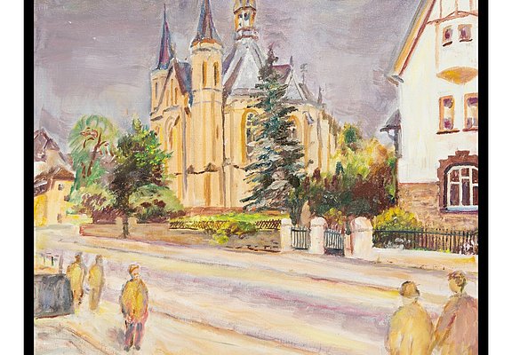 Marienkapelle in Adenau | Werk von Kurt Gratzel, Eifelmaler