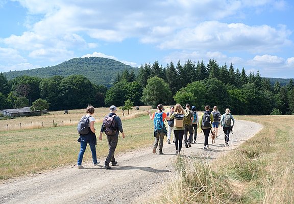 Wanderer der Wohllebens Waldakademie