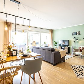 Ess- und Wohnzimmer