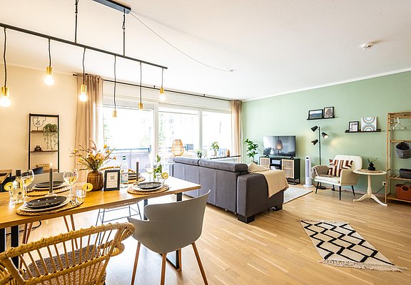Ess- und Wohnzimmer