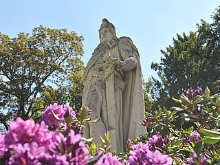 Ahrtal, Sinzig, Barbarossa Statue, Luna Park