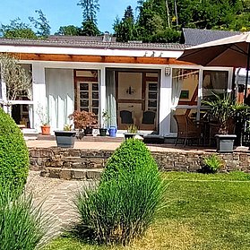 Blick vom Garten