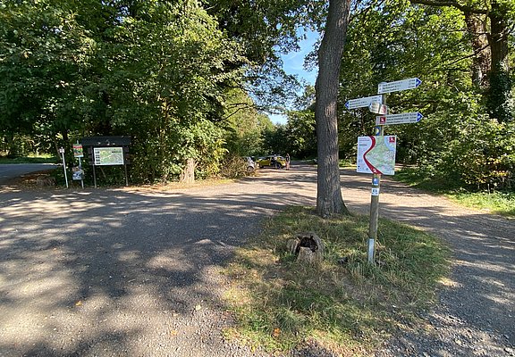 Startpunkt Wanderparkplatz Waldburgstraße