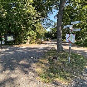 Startpunkt Wanderparkplatz Waldburgstraße