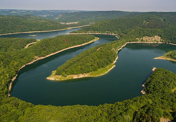 Urftsee im Nationalpark Eifel