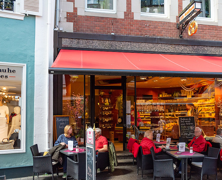 Ahrtal, Ahrweiler, Geschäfte, Bäckerei, Konditorei, Café