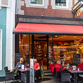 Ahrtal, Ahrweiler, Geschäfte, Bäckerei, Konditorei, Café
