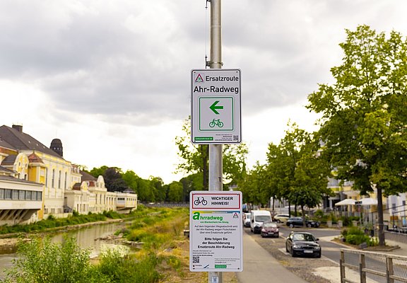 Ahr-Radweg in Bad Neuenahr-Ahrweiler