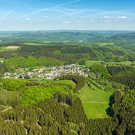 Blick auf Quiddelbach
