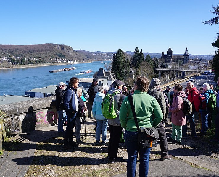 Felsformationen am  Kreuzweg unterhalb der Apollinariskirche