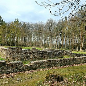 Die Überreste der römischen Eisenverhüttungsanlage