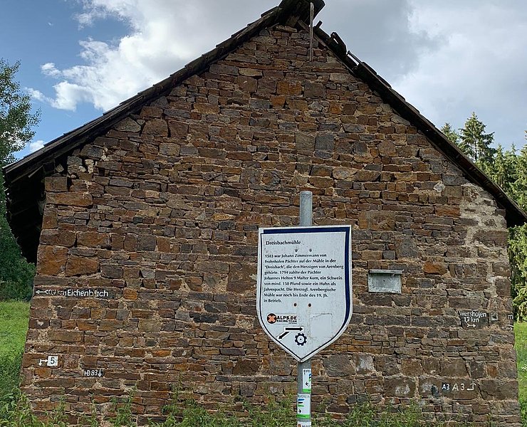 Dreisbachmühle zwischen Wershofen und Eichenbach