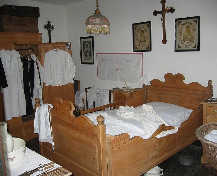 Schlafzimmer im Museum