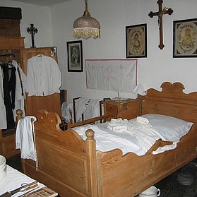 Schlafzimmer im Museum