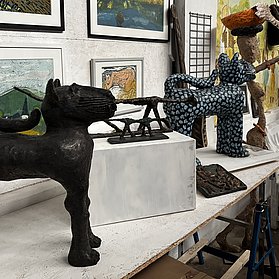 Atelier und Galerie Rhine-Art in Bad Neuenahr-Ahrweiler zeigt kreative Skulpturen und Kunstwerke in einzigartiger Atmosphäre.