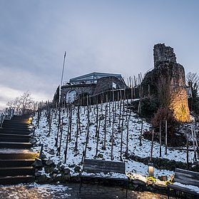 Rolandsbogen im Winter