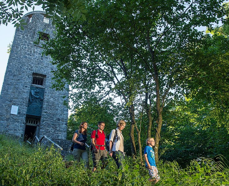 Abstieg vom Kaiser-Wilhelm-Turm