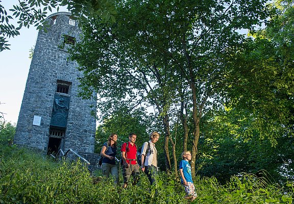 Abstieg vom Kaiser-Wilhelm-Turm