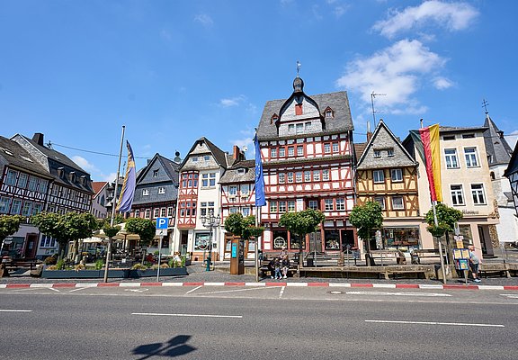 Marktplatz Häuserzeile