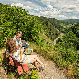 Wanderer am Weißen Kreuz