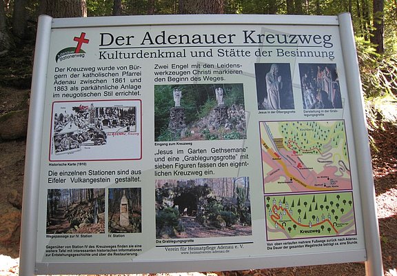 Infotafel Adenauer Kreuzweg