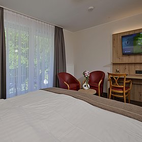 Zimmer Post Meister mit Balkon
