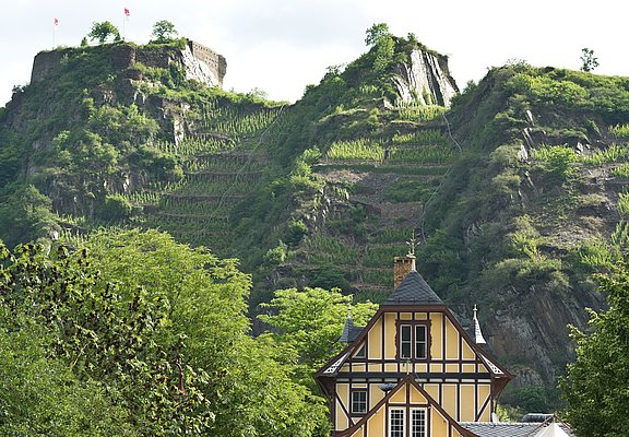 Blick auf die Saffenburg