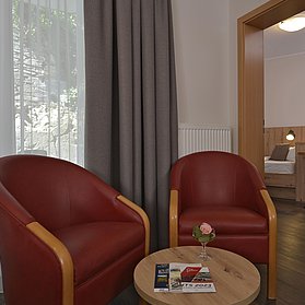 Sitzecke im Familienzimmer