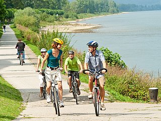 Rheinradweg bei Bad Breisig