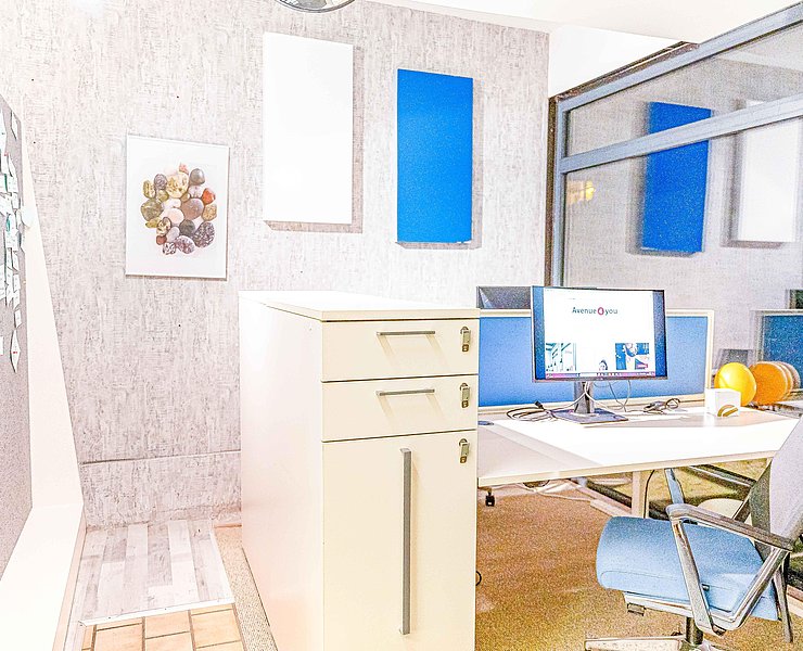 2er Arbeitsplatz im Fenster