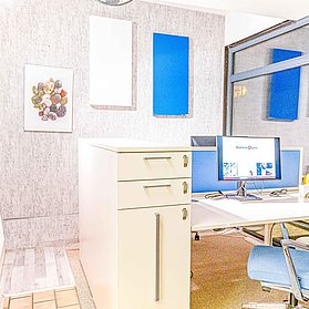 2er Arbeitsplatz im Fenster