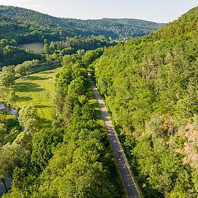 Ahr-Radweg zwischen Antweiler und Fuchshofen