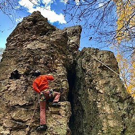 Kletterfelsen Teufelsley Hönningen